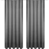 Bestgoodies Dekoschal Ellen Universalband Blickdicht 2er Pack 140 cm x 245 cm Anthrazit