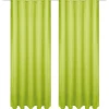 Bestgoodies Dekoschal Ellen Universalband Blickdicht 2er Pack 140 cm x 145 cm Grün