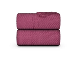 Bestgoodies Kuscheldecke 150 x 200 cm Cashmere Soft Touch Popcorn Weinrot