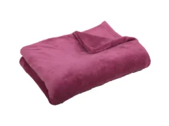 Bestgoodies Mikrofaser Decke Altrose Pflaume 210 x 280 cm