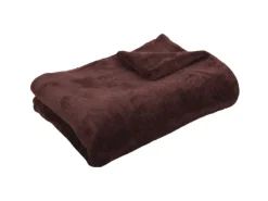 Bestgoodies Mikrofaser Decke Braun Schokobraun 220 x 240 cm