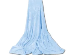 Bestgoodies Mikrofaser Decke Blau Babyblau 220 x 240 cm