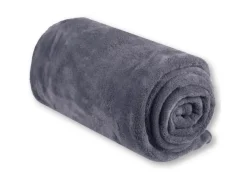 Bestgoodies Mikrofaser Decke Anthrazit 60 x 80 cm