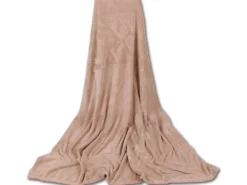 Bestgoodies Mikrofaser Decke Beige 130 x 170 cm