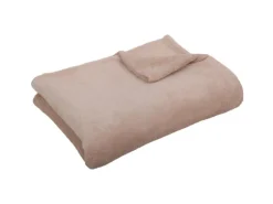 Bestgoodies Mikrofaser Decke Beige 130 x 170 cm