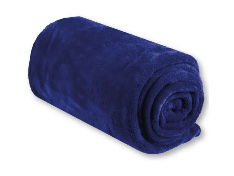 Bestgoodies Mikrofaser Decke Blau Mittelblau 150 x 200 cm