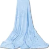 Bestgoodies Mikrofaser Decke Blau Babyblau 210 x 280 cm