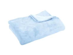 Bestgoodies Mikrofaser Decke Blau Babyblau 210 x 280 cm