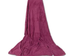 Bestgoodies Mikrofaser Decke Altrose Pflaume 220 x 240 cm