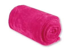 Bestgoodies Mikrofaser Decke Pink Fuchsia 220 x 240 cm