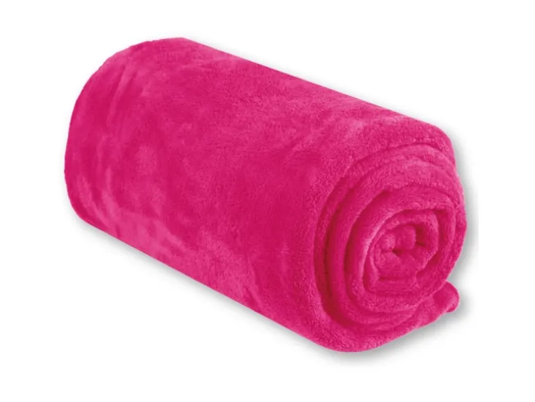 Bestgoodies Mikrofaser Decke Pink Fuchsia 220 x 240 cm
