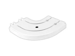 Bestlivings 120 cm Innenlaufschiene 2 Läufig & 2er Set Rundbogen