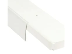 Bestlivings 300 cm Vorhangschiene mit Blende 2 Lauf Weiß / 1 x 120 cm & 2 x 90 cm