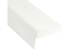 Bestlivings 360 cm Vorhangschiene mit Blende 2 Lauf Weiß / 3 x 120 cm