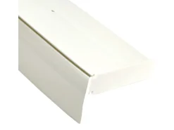 Bestlivings 120 cm Vorhangschiene mit Blende 1 Lauf Grau