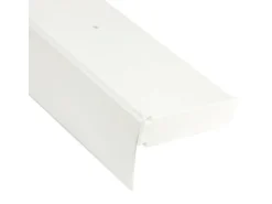Bestlivings 120 cm Vorhangschiene mit Blende 2 Lauf Weiß