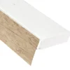 Bestlivings 480 cm Vorhangschiene mit Blende 1 Lauf Sonoma / 4 x 120 cm