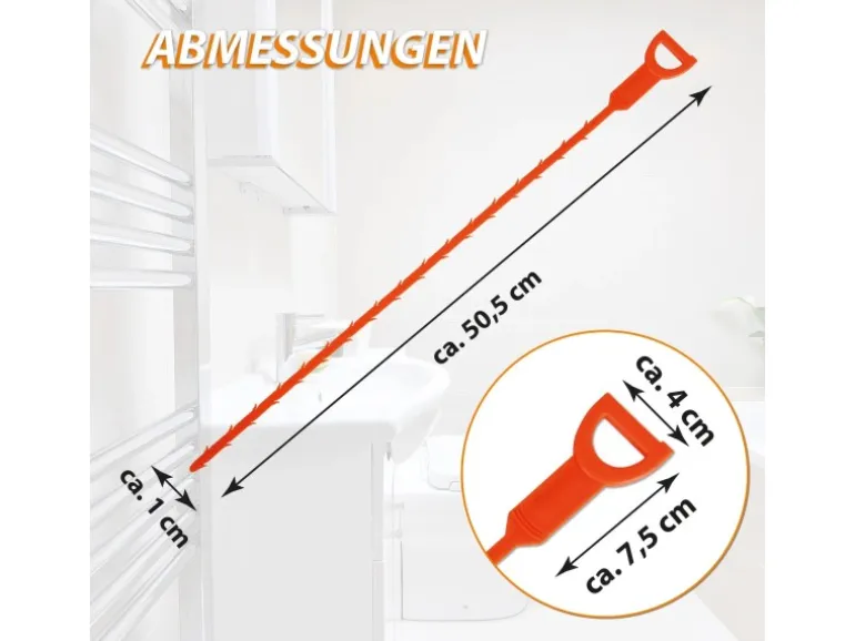 Bestlivings Abflussschlange Abflussreiniger & Verstopfungsentferner 8er Pack