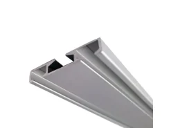 Bestlivings Aluminium Vorhangschiene Silber 1 bis 2 Lauf / 120cm