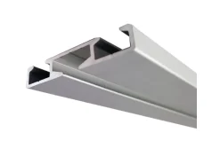 Bestlivings Aluminium Vorhangschiene Silber 1 bis 2 Lauf / 120cm