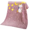 Bestlivings Baby Fleecedecke 75 x 100 cm Einhorn