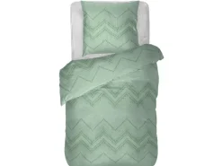 Bestlivings Bettwäsche Renforce 80 x 80 cm & 135 x 200 cm ZickZack Mint