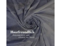 Bestlivings Bettwäsche Satin 80 x 80 cm & 135 x 200 cm Raute Blau