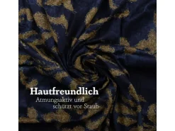 Bestlivings Bettwäsche Satin 80 x 80 cm & 135 x 200 cm Ornament Anthrazit & Orange