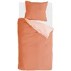 Bestlivings Bettwäsche-Set 135 x 200 cm Side Way Terracotta&White