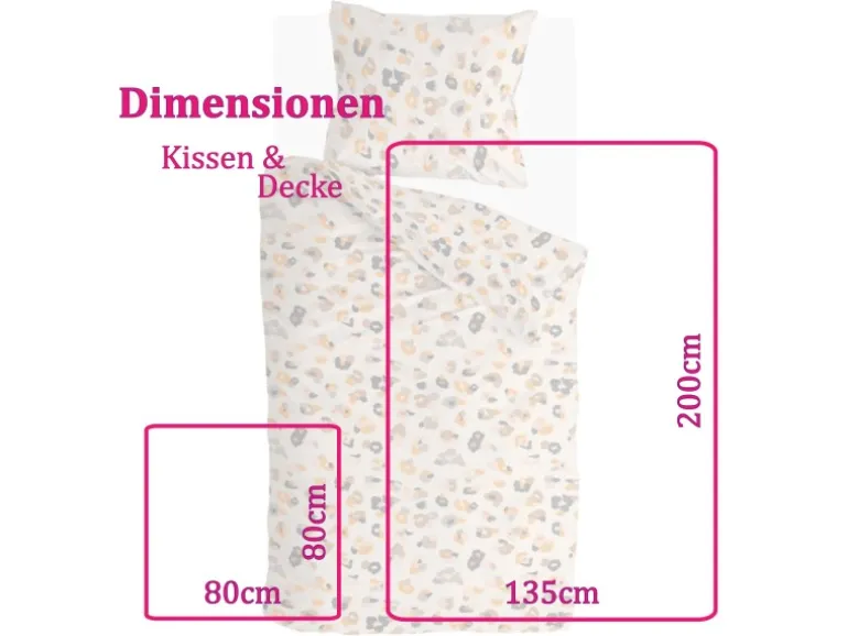 Bestlivings Bettwäsche-Set 135 x 200 cm Soft Animal Multicolor