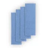 Bestlivings Bodenwischer Ersatzbezug Blau Mikrofaser 4er Pack