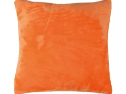 Bestlivings Dekokissen Kuschel Kissenbezug mit Reißverschluss 45 x 45 cm Orange