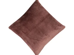 Bestlivings Dekokissen Kuschel Kissenbezug mit Reißverschluss 45 x 45 cm Braun