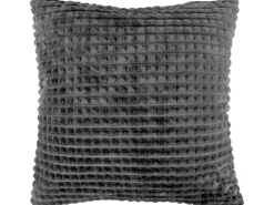 Bestlivings Dekokissen Kuschel Jacquard 45 x 45 cm Anthrazit