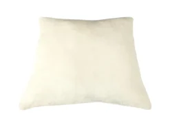 Bestlivings Dekokissen Kuschel Kissenbezug mit Reißverschluss 60 x 60 cm Champagner