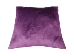Bestlivings Dekokissen Kuschel Kissenbezug mit Reißverschluss 50 x 50 cm Violett