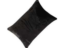 Bestlivings Dekokissen Kuschel Kissenbezug mit Reißverschluss 40 x 60 cm Schwarz