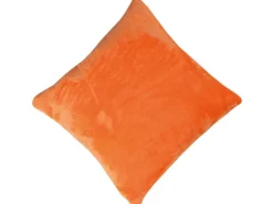Bestlivings Dekokissen Kuschel Kissenbezug mit Reißverschluss 45 x 45 cm Orange 2er Pack