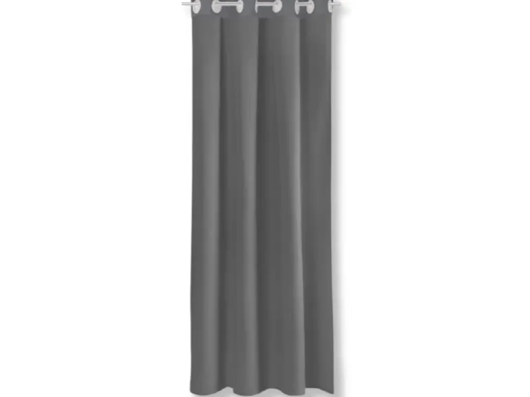 Bestlivings Dekoschal Ellen Ösen 140 cm x 145 cm Anthrazit