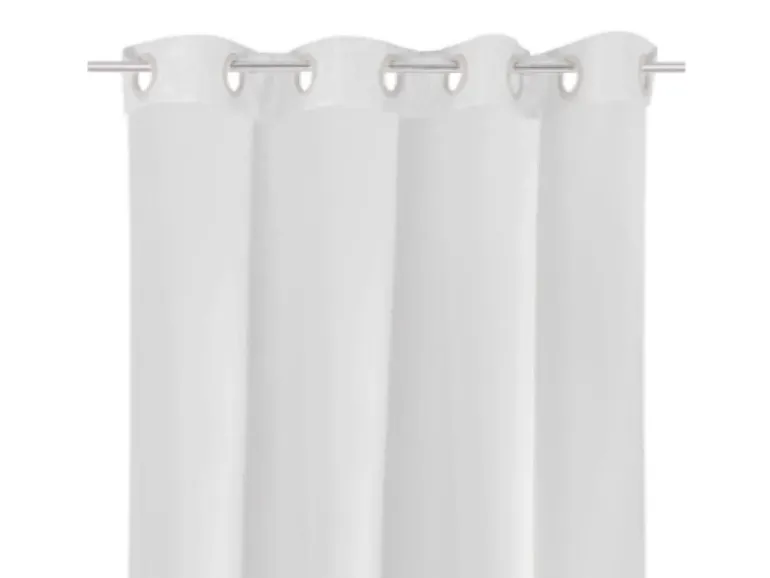 Bestlivings Dekoschal Ellen Ösen 140 cm x 145 cm Weiß