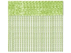 Bestlivings 2er Pack Fadenvorhang Fadengardine Gardine Vorhang 90 cm x 240 cm Hellgrün