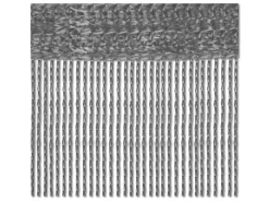 Bestlivings 2er Pack Fadenvorhang Fadengardine Gardine Vorhang 90 cm x 240 cm Anthrazit