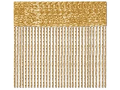 Bestlivings 2er Pack Fadenvorhang Fadengardine Gardine Vorhang 140 cm x 240 cm Gold