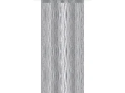 Bestlivings Fadenvorhand Fadengardine Vorhang Gardine Anthrazit 140 cm x 250 cm