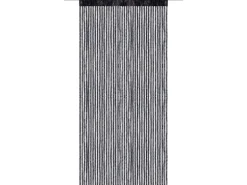 Bestlivings Fadenvorhand Fadengardine Vorhang Gardine Schwarz 300 cm x 250 cm