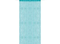 Bestlivings Fadenvorhand Fadengardine Vorhang Gardine Türkis 140 cm x 250 cm