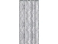 Bestlivings Fadenvorhand Fadengardine Vorhang Gardine Anthrazit 90 cm x 250 cm