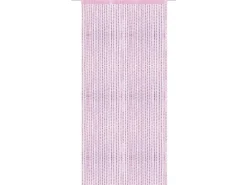 Bestlivings Fadenvorhand Fadengardine Vorhang Gardine Rosa 90 cm x 200 cm