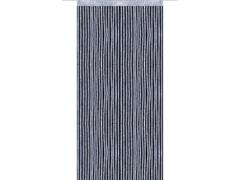 Bestlivings Fadenvorhand Fadengardine Vorhang Gardine Silber 90 cm x 200 cm