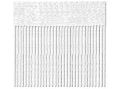 Bestlivings Fadenvorhang Fadengardine Gardine Vorhang 140 cm x 240 cm Weiß